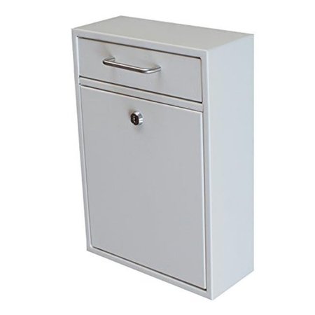 EPOCH DESIGN Epoch Design Locking Security Drop Box - White 7410